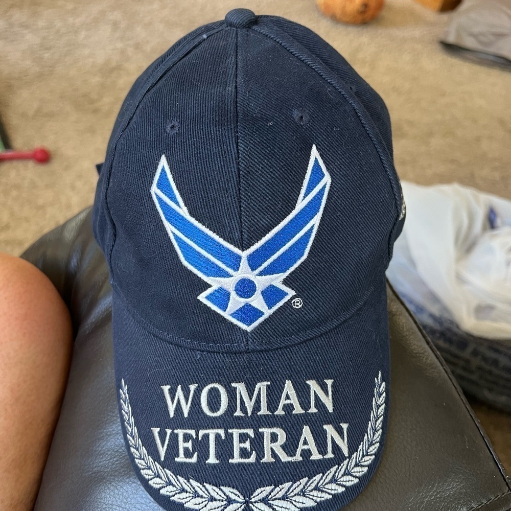 WOMENS warrior Veteran United‎ States Air Force will baseball hat USAF OS